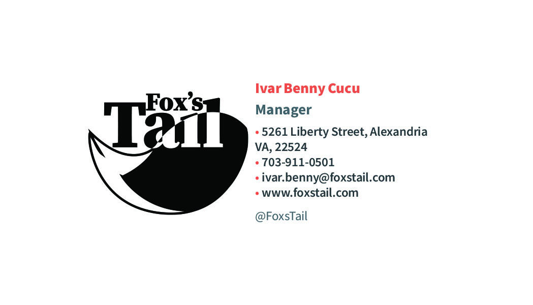 Business Card Front