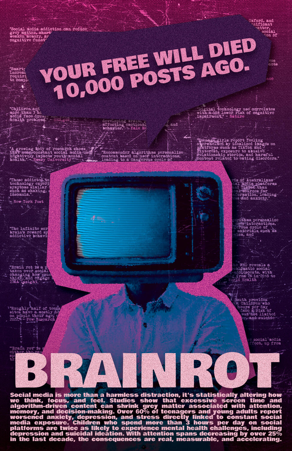 Brain Rot Poster