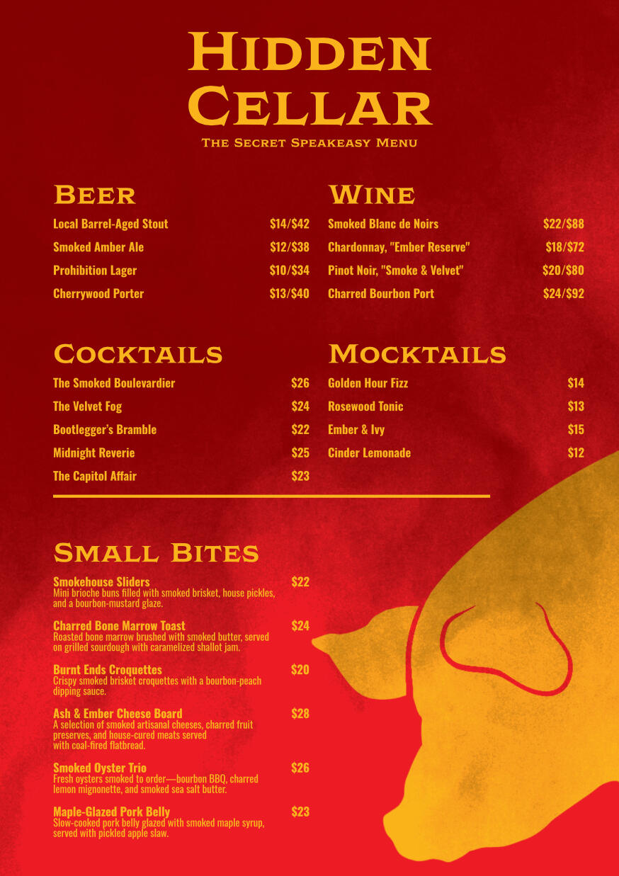 Menu Front